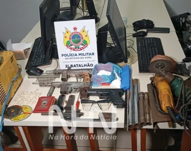 Polícia Estoura Oficina Clandestina De Armas Artesanais