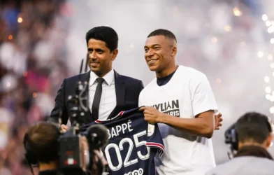 Presidente do PSG 'alfineta' Mbappé: "Mais fácil marcar gols em La Liga"