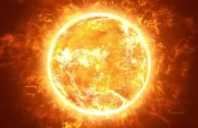 Sonda solar captou (pela primeira vez) imagens do polo sul do Sol