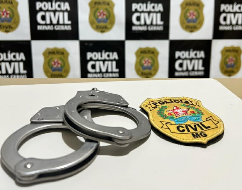 Mandado de prisão foi cumprido nesta quarta (18) - Foto: PCMG/Divulgação