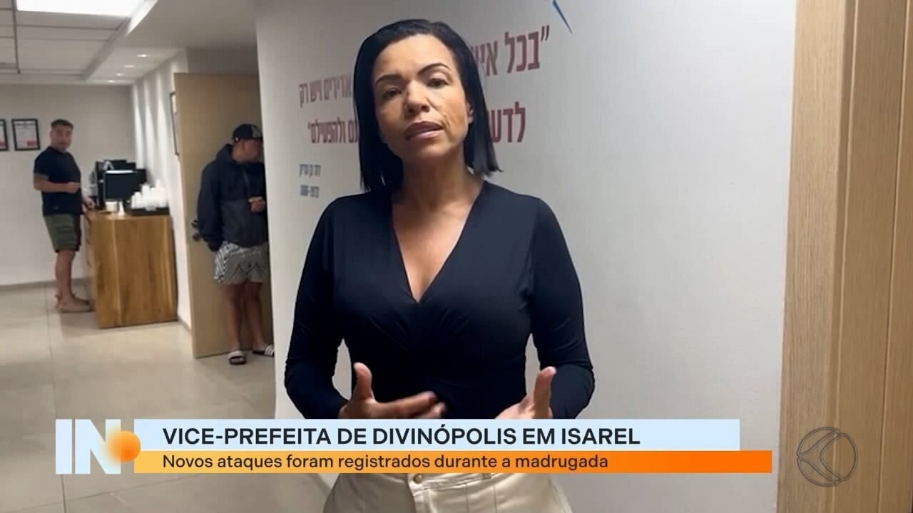 Vice-prefeita de Divinópolis diz que autorização para deixar Israel pode sair 'a qualquer momento'